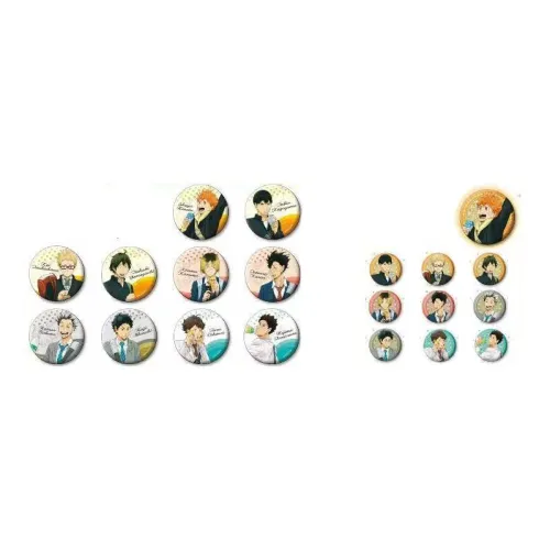 BANDAI Haikyuu!! Characters Beverage Badge Badges