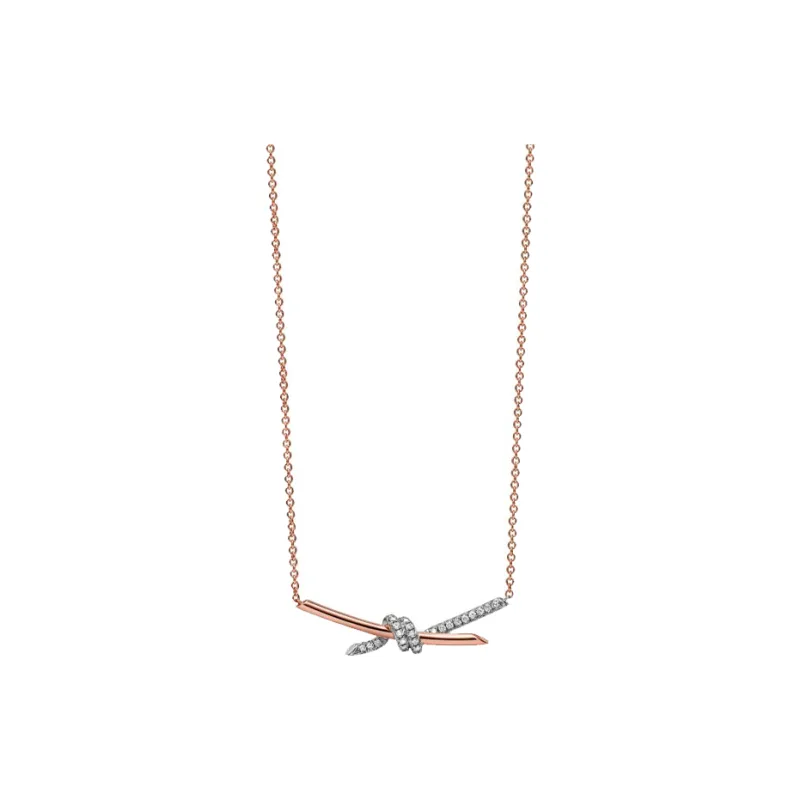 TIFFANY & CO. 18K Rose Gold Necklaces Women's-0