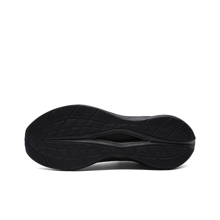 LPMX Cushioning Rebound Support Breathable Slip-Resistant Running Shoes Unisex Black Iridescent-5