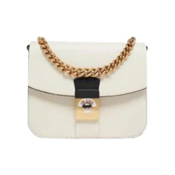 Maison Margiela Sheepskin Shoulder Bag Crossbody Bag Small Size Women's White