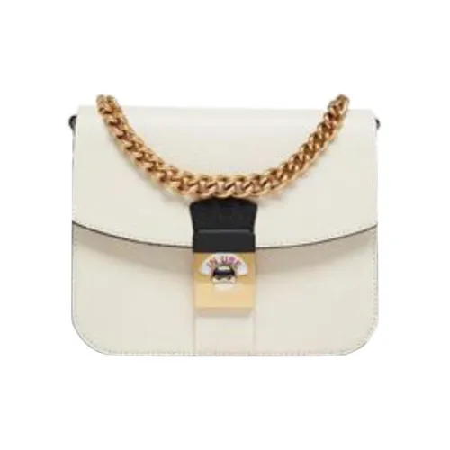 Maison Margiela Sheepskin Shoulder Bag Crossbody Bag Small Size Women's White