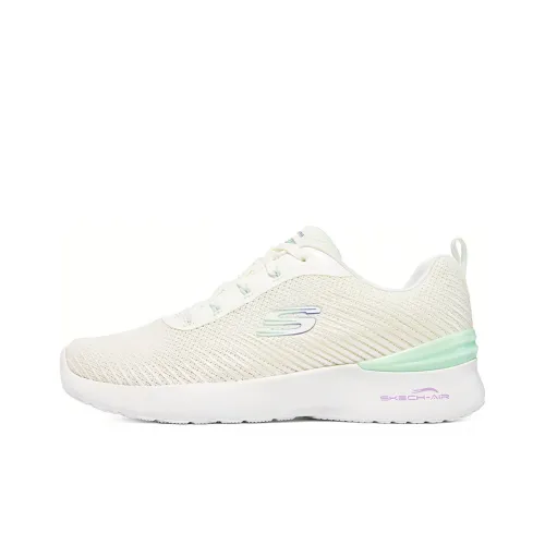 Skechers Skech-Air Dynamight Running Shoes Women's Low-Top Green/Pink/White