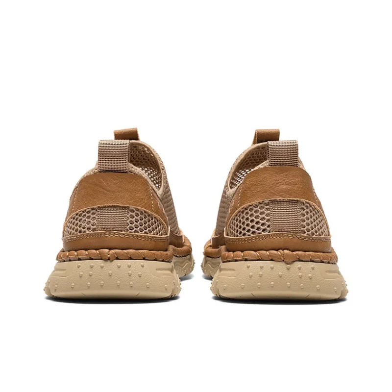 G.N.SHIJIA Casual Shoes Men Low Top Khaki/Light Brown-14
