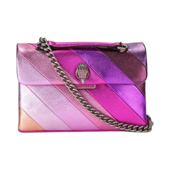 Kurt Geiger London Leather Handbag Shoulder Bag Crossbody Bag Women's Pink