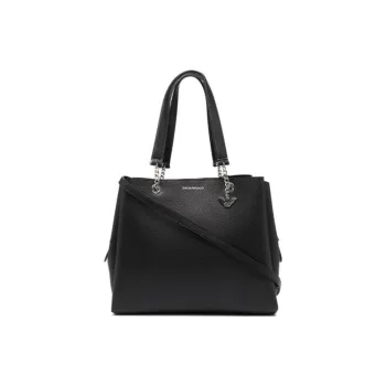 EMPORIO ARMANI Eagle Charm Palmellato Shopper Bag