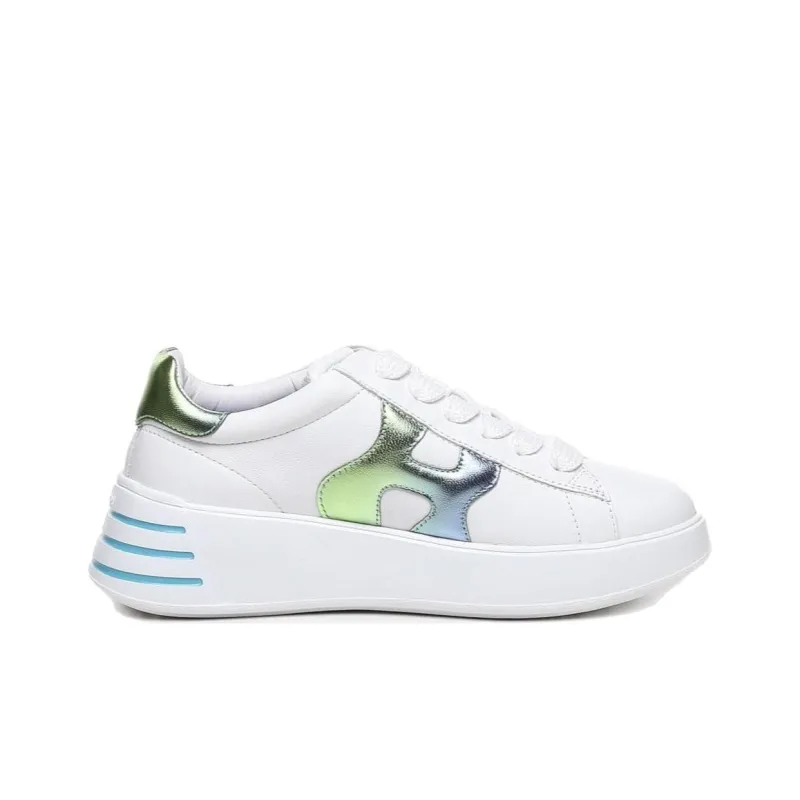HOGAN Rebel Metallic-patch Sneakers-1
