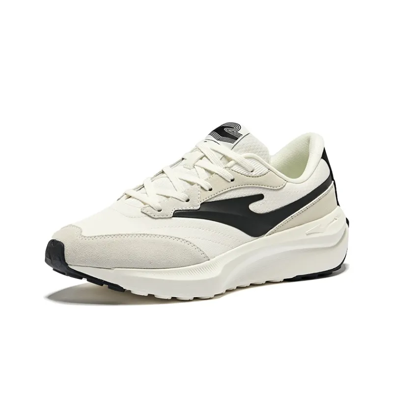 Erke Set Sail Anti-Slip Wear-Resistant Low-Top Casual Shoes Men's Microcrystal White Float Stone Gray-2