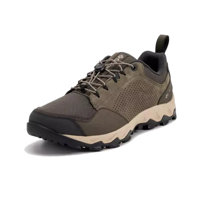 Columbia Anti Slip Wear Resistant Low Top Trekking Shoes Men's Moss Green-1