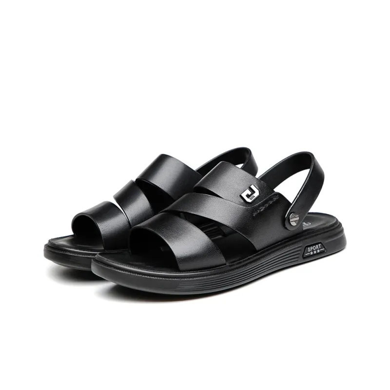 SHUPATE Beach Sandals Men's Black-2