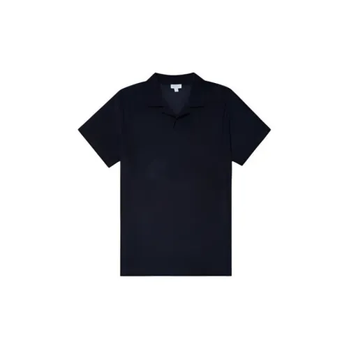 SUNSPEL Polo Shirts Men Dark Blue