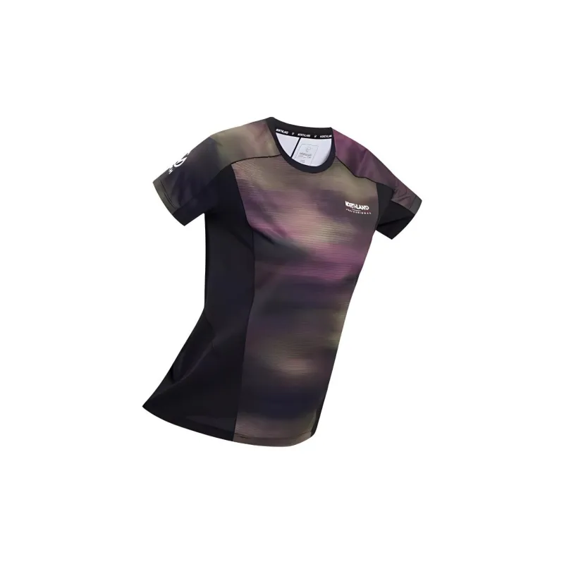 NORTHLAND PROFESSIONAL SS24 Short-Sleeved T-Shirts Women's Pure Black With Xiaxiang Print-2