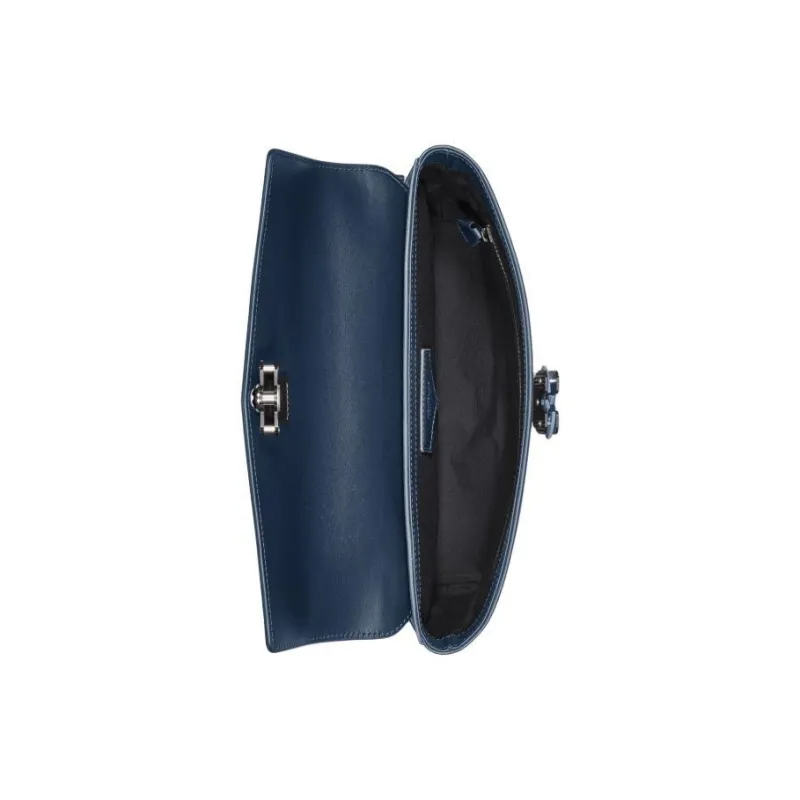 MONTBLANC Leather Handheld Shoulder Bag Crossbody Bag Men's Ink Blue-3