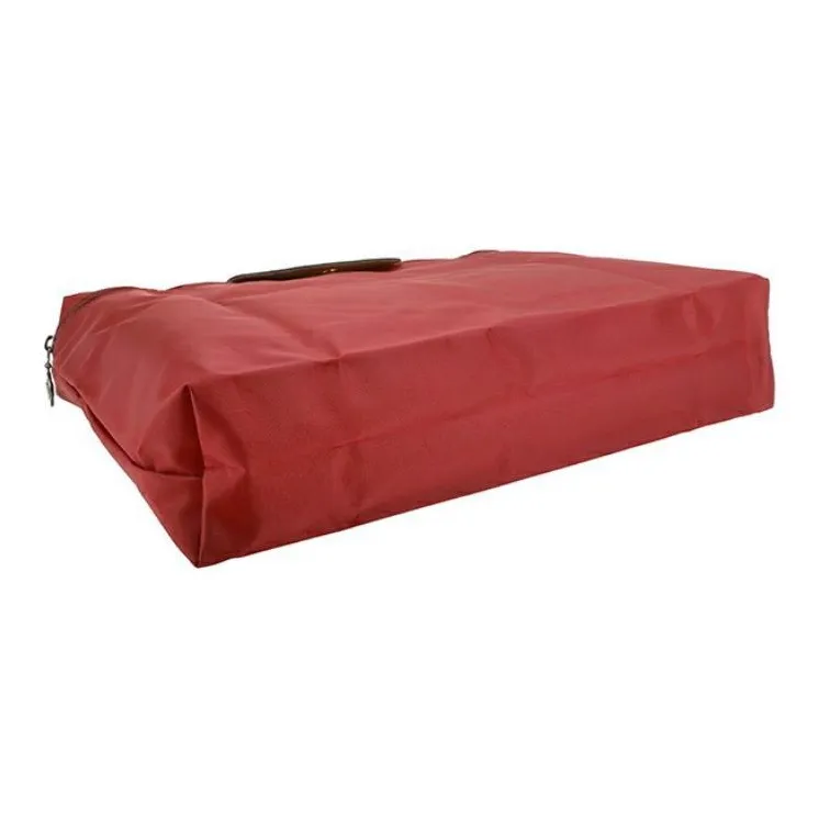 LONGCHAMP Le Pliage Recycled Canvas With Leather Trim Canvas Bag Portable Briefcase Small Size Men's Red-3