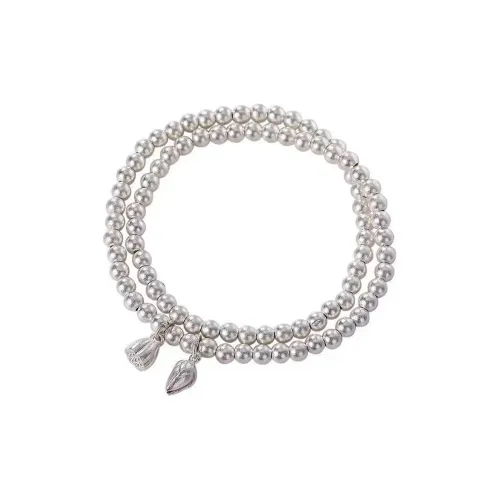 Old Qingyun Silver Building Bracelets Women's