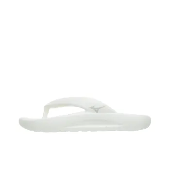 Mizuno Rubber Sole Slide Slippers Unisex White