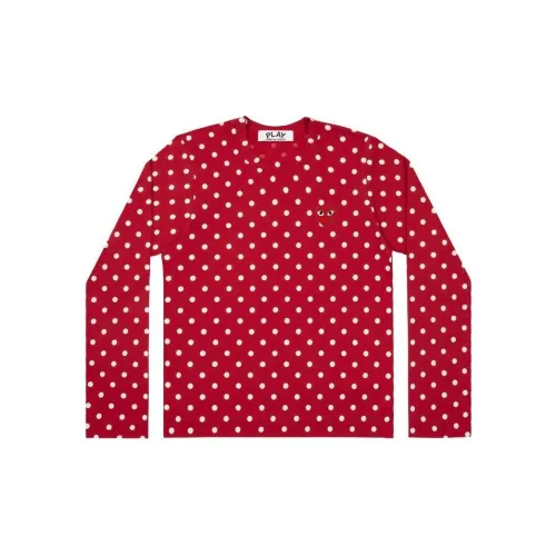 CDG Play T-Shirts Unisex Red