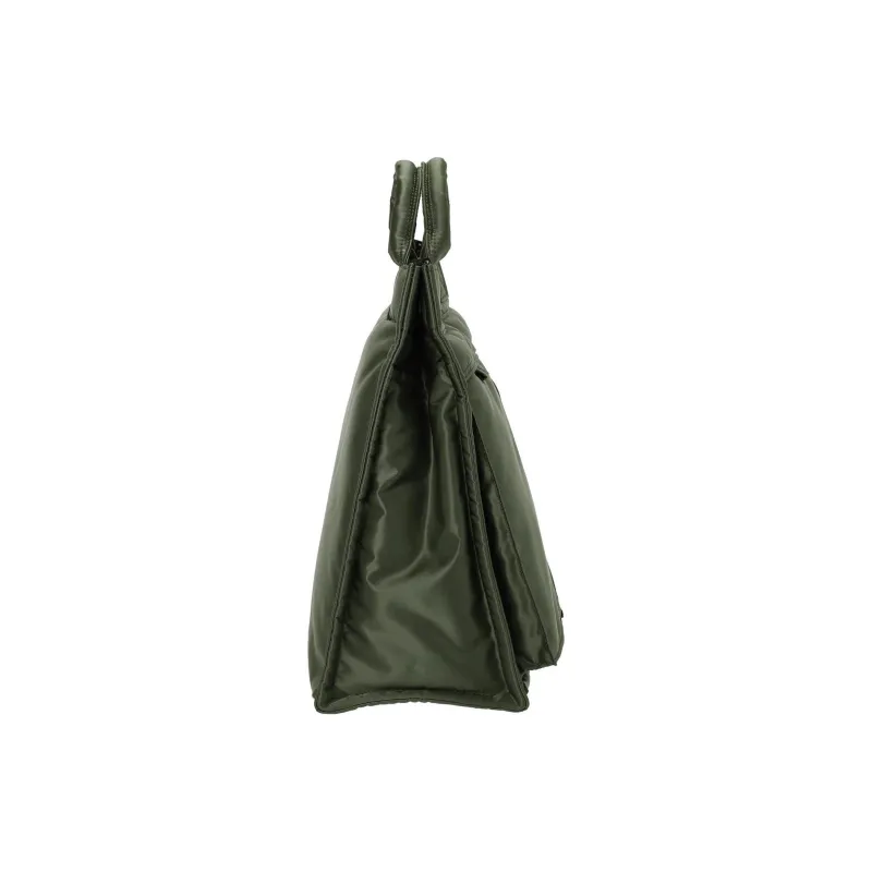 PORTER Nylon Twill Tote Bag Shopping Bag Shoulder Bag Crossbody Bag Handbag Medium Size Unisex Sage Green-1