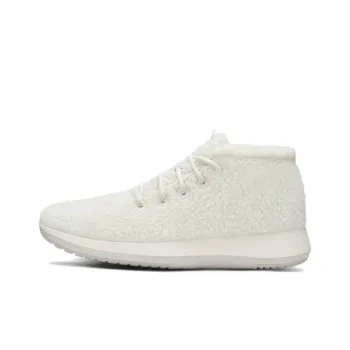 Allbirds Wool Runner-up Double Fluff Cushioning Mid-Top Sports Casual Shoes Women's White