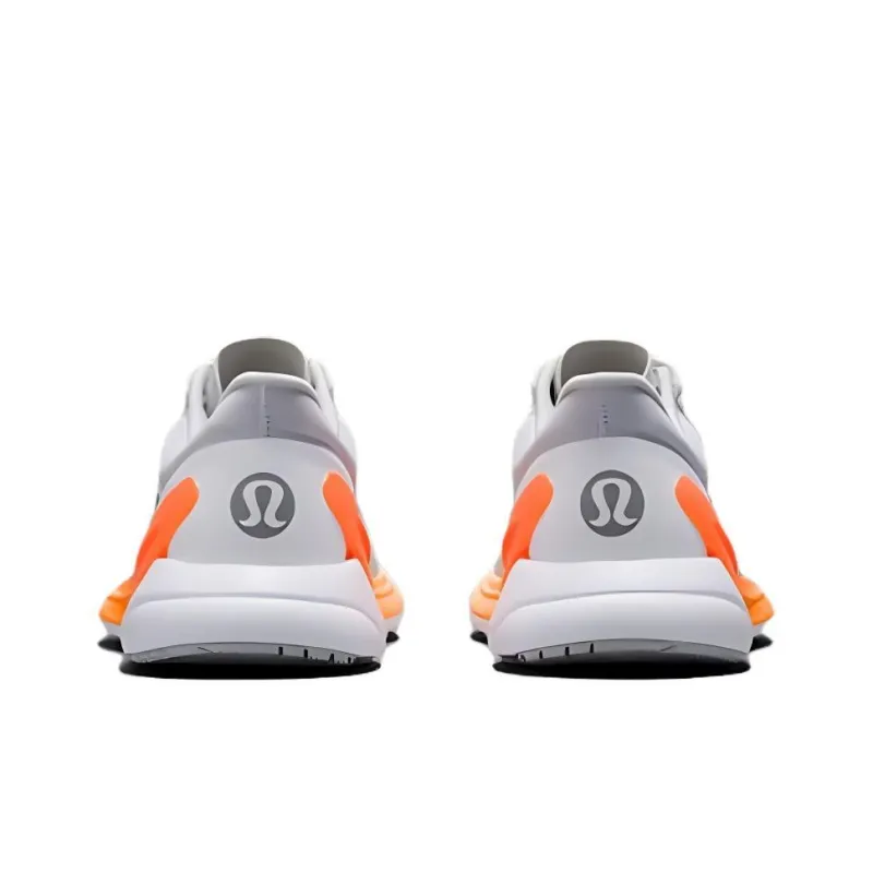Lululemon Blissfeel Anti Slip Wear Resistant Low Top Running Shoes Women's Gray Orange-3