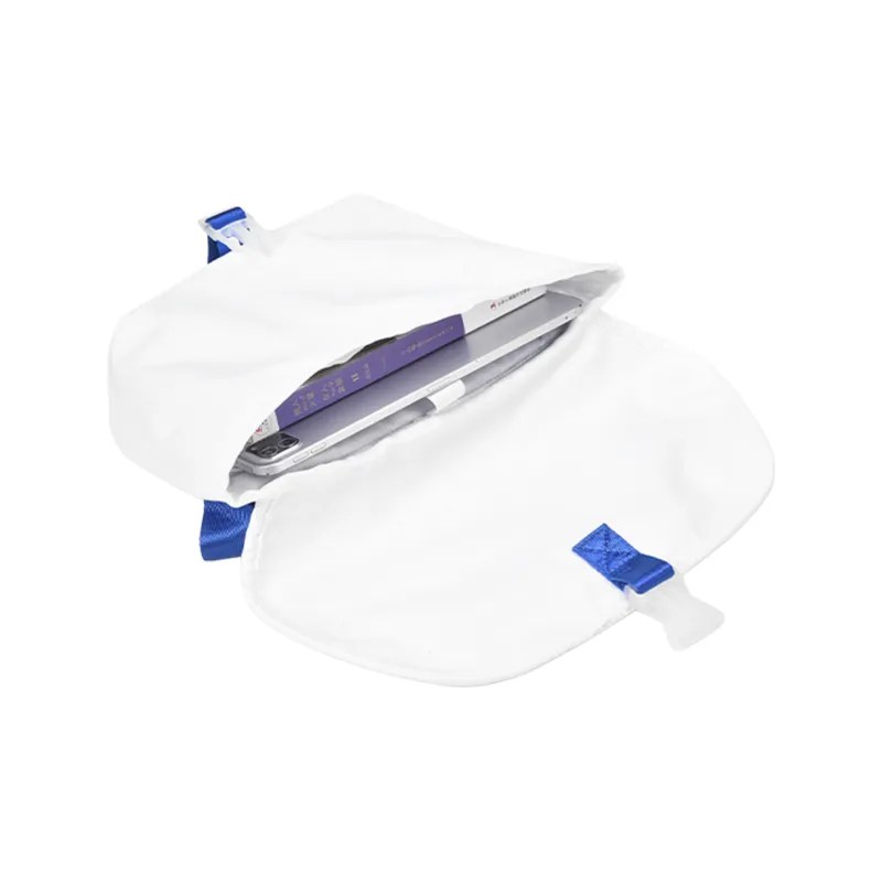 FINITE LOOP Recycled Polyester Crossbody Bag Regular Unisex White-4