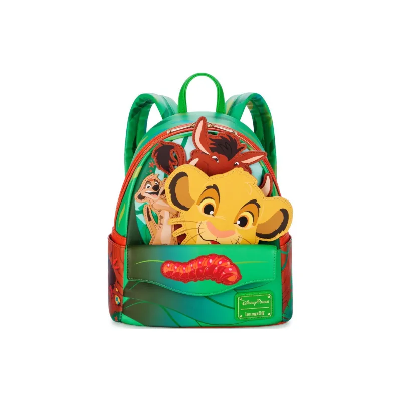 Disney Polyvinyl Chloride Backpack Mini Unisex Green-1