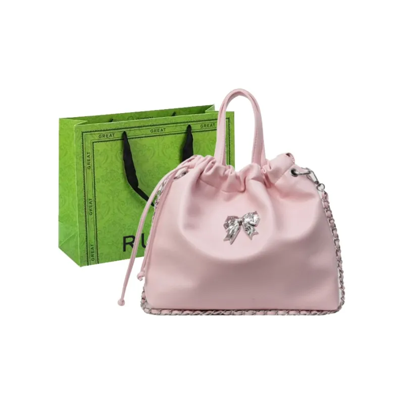 RUIPAI PU Shoulder Bag Regular Women's Silver/Ecru/Pink/Black-10