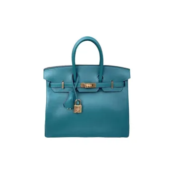 HERMES Birkin Jonathan Leather Birkin Bag Handbags Regular Women's 7W Bleu Izmir Izmir Blue