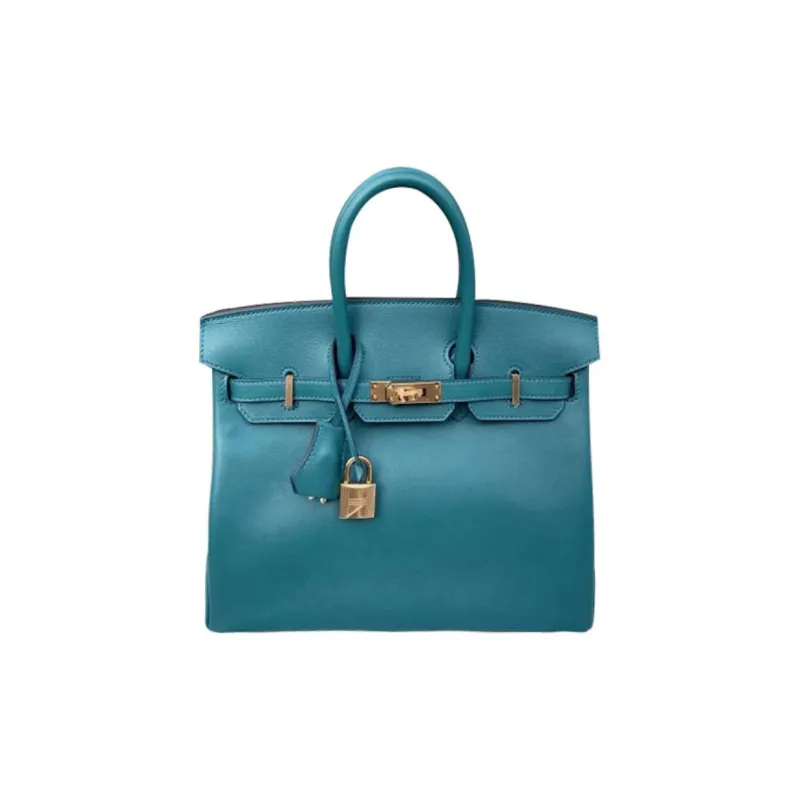 HERMES Birkin Jonathan Leather Birkin Bag Handbags Regular Women's 7W Bleu Izmir Izmir Blue-0