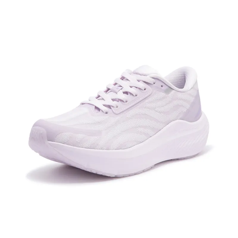 361° Anti Slip Wear Resistant Breathable Lightweight Low Top Running Shoes Women's Light Purple-1