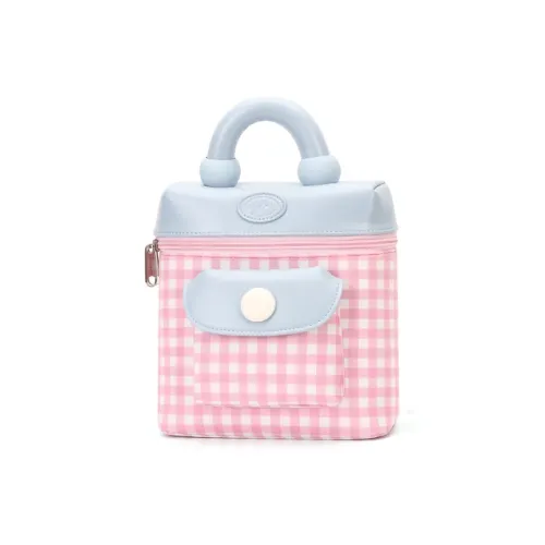 VANWALK Polyester Backpack Women's Pink/Yellow/Blue