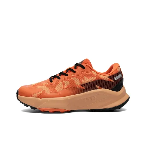 LPMX Comfortable Breathability Cushioning Anti Slip Sprint Carbon Plate Running Shoes Men's Vibrant Orange