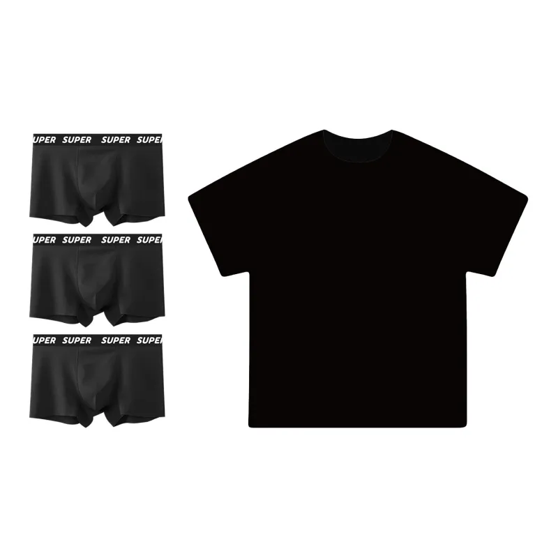 WHITE HOT x SUPER Underpants Men's Combo Set-6