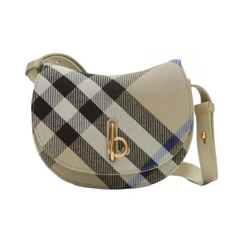 Burberry Polyester Handbag Shoulder Bag Women's Moss Green
