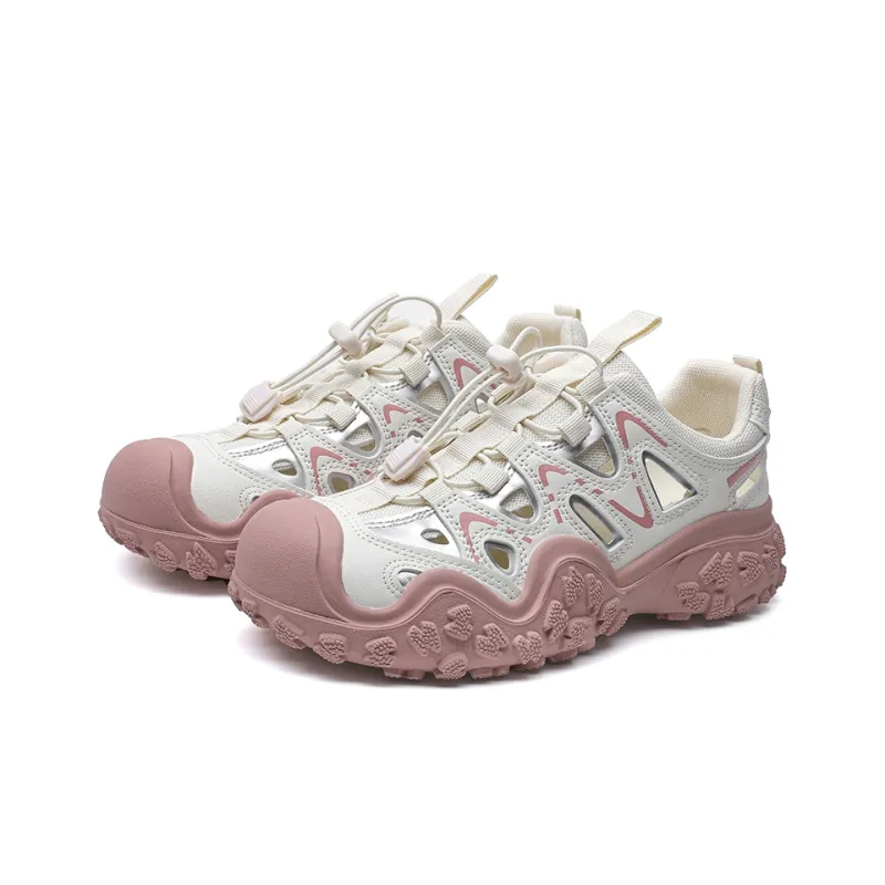 ABIDJAN Perforated Slip Resistant, Abrasion Resistant, Breathable, Lightweight Low Top Hiking Shoes Women's-8