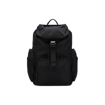 KANGOL Nylon Backpack Unisex Black