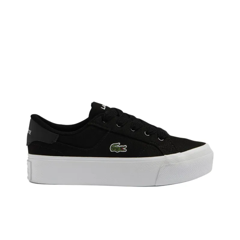 LACOSTE Low Top Skateboard Shoes Women's Black-1