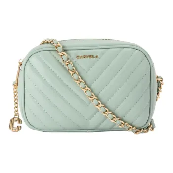 Kurt Geiger London Textile Material Shoulder Bag Crossbody Bag Women's Light Green