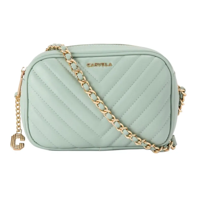 Kurt Geiger London Textile Material Shoulder Bag Crossbody Bag Women's Light Green-0