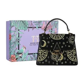 TTaG．baG PU Handbag Regular Women's Black/Ecru