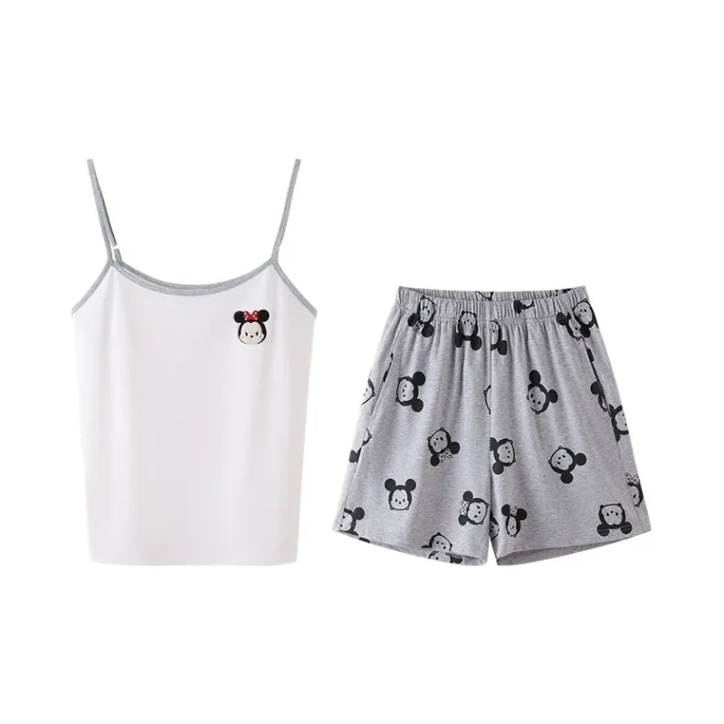 JINGYUN x Disney Pajama Set Women's Black-5