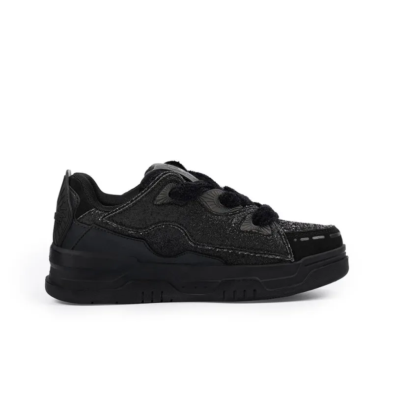 JUZI Low Top Skateboard Shoes Women's Night-1