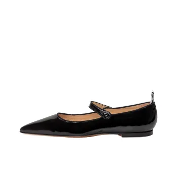 THOM BROWNE John Pointed Toe 4 Bar Tab Flats Women's