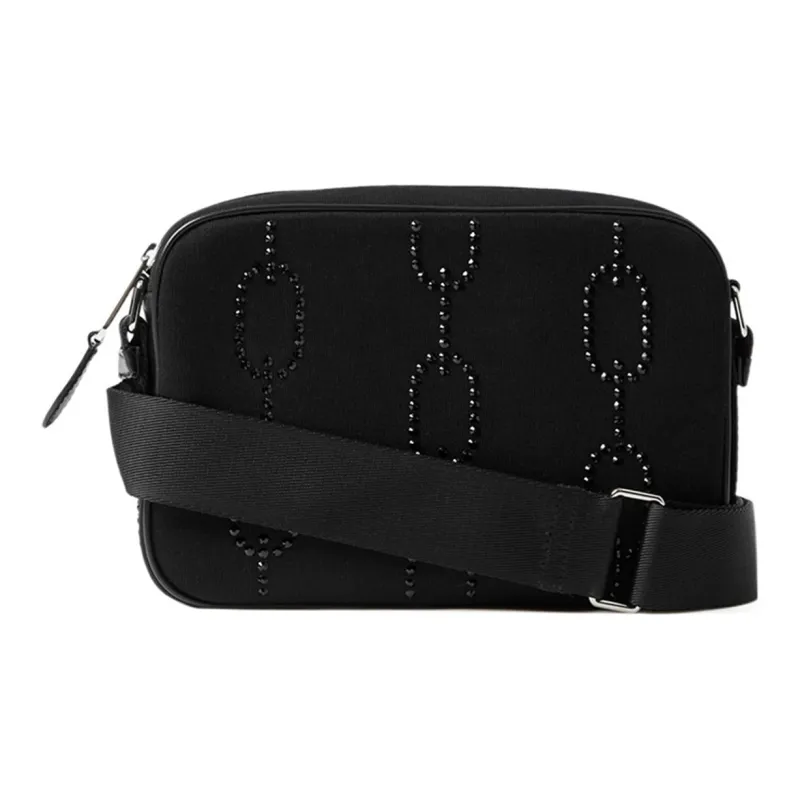 Burberry Cow Leather With Wool Lining Shoulder Bag Crossbody Bag Regular Men's Black-2