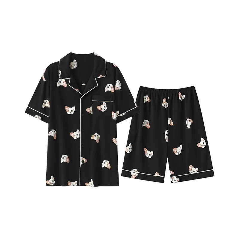 GOSO Pajama Set Men's Black Shades-0