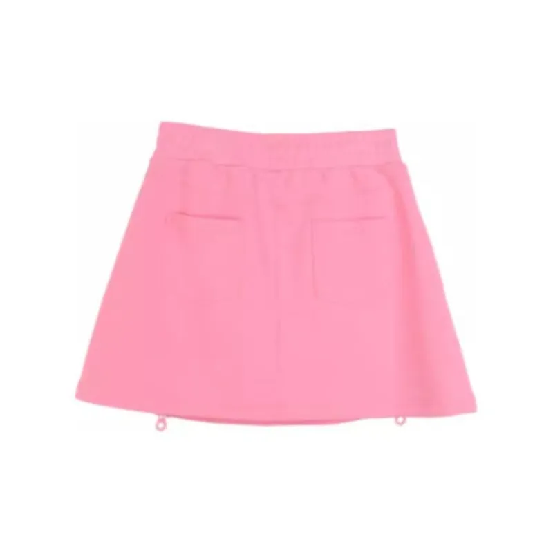 LALABOBO Casual Short Skirts Women's Pink Stripes-1