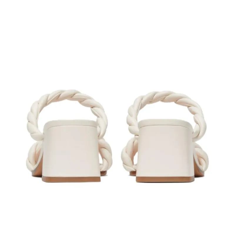 Kate Spade Slide Slippers 5.7cm Women's White-2