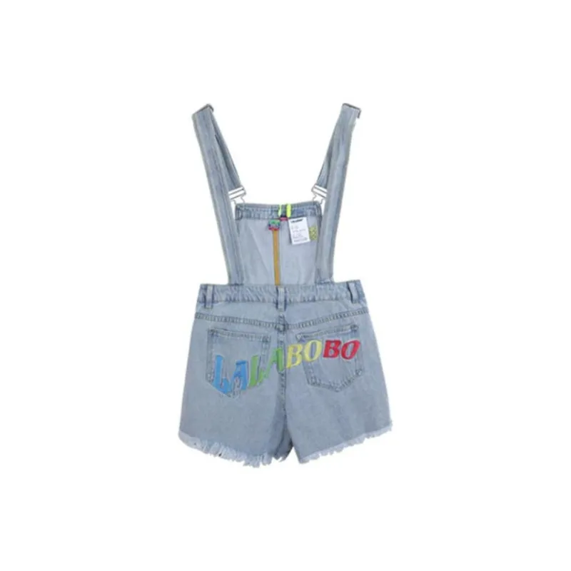 LALABOBO Bodysuits Women's Medium Blue White-1