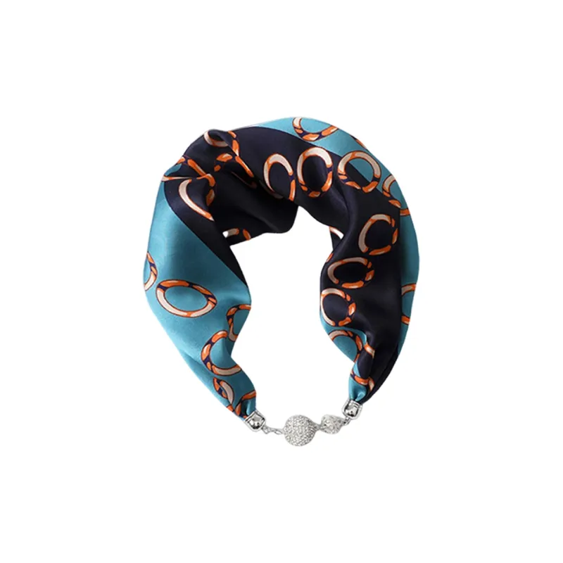VINEY Silk Scarves Women's-2