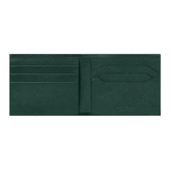 MONTBLANC Cow Leather Wallet Men's British Green-1