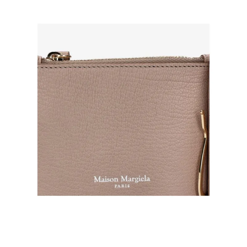 Maison Margiela Leather Wallet Men's Mist Rose-5